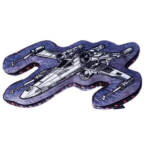 Almofada 3D Nave X-Wing Luke Skywalker Aveludada Oficial Star Wars
