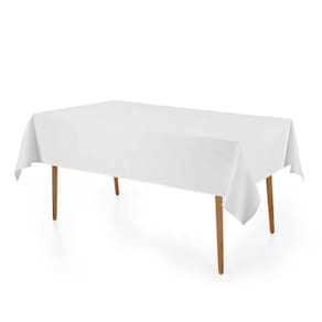 Toalha de Mesa Tecido Herbare 1,60 x 2,20 Algodão Branco Karsten