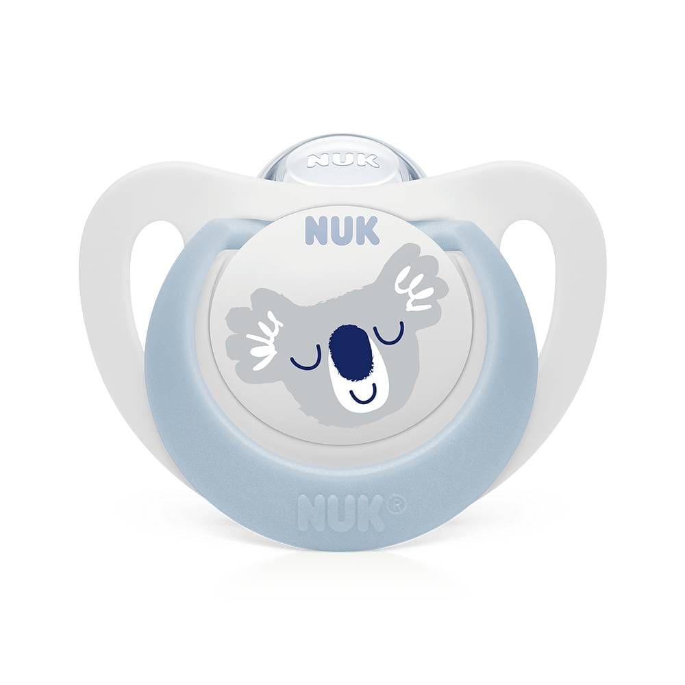 Chupeta NUK Star Boy Silicone 0-6 Meses