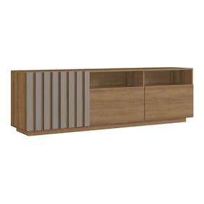 Rack TV 65 Polegadas 03 Portas 180cm Mell Fume PRODDY