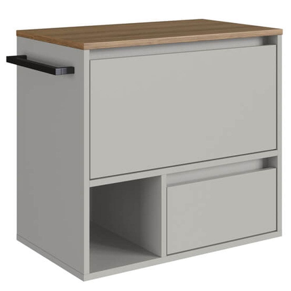 Gabinete Para Banheiro 01 Porta 01 Gaveta 60cm Mell Arenas PRODDY
