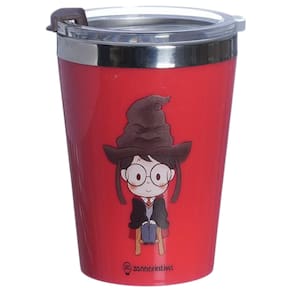 Copo Harry Potter Cute Quente Gelado 300ml Com Tampa Oficial Warner Bros.