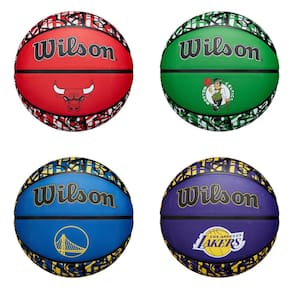 Bola de Basquete Oficial Times Basketball Team Graffiti 7 Outdoor Wilson