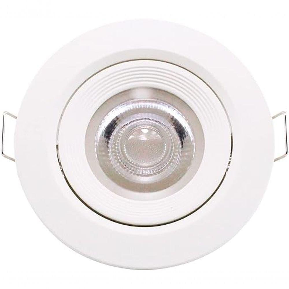 Spot Led Kian Mr16 Redondo 5w 6.000k Branca Fria Bivolt