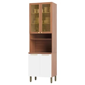 Paneleiro 70cm Sálvia 4 Portas com Espaço para Micro-Ondas 908301 Telasul