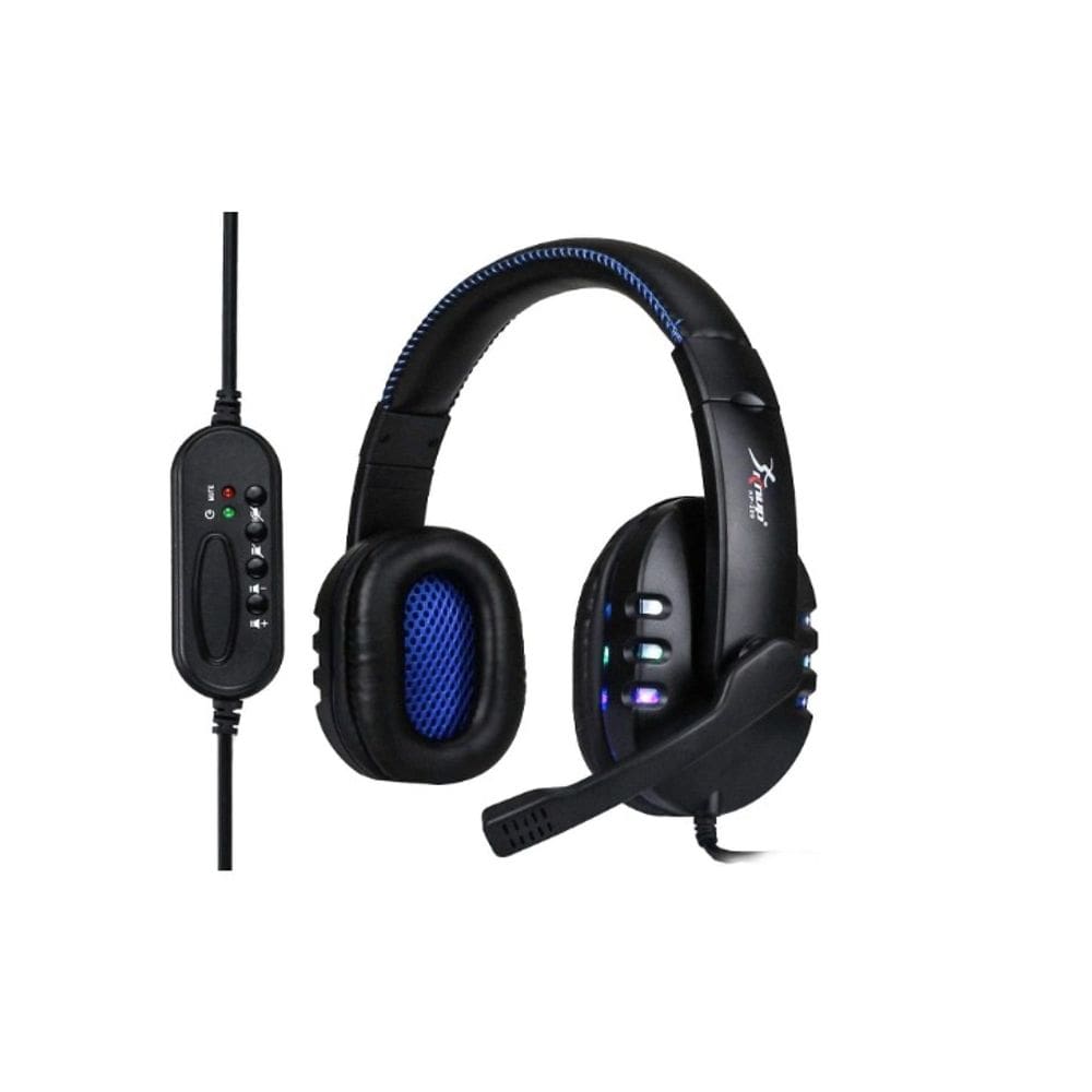 Fone Headset Gamer Pc Knup Kp-359 P2 Usb Led Microfone Jogo