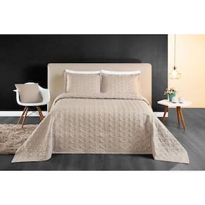 Conjunto Cama Queen Size Luxuosa Bordada 200 Fios Avela