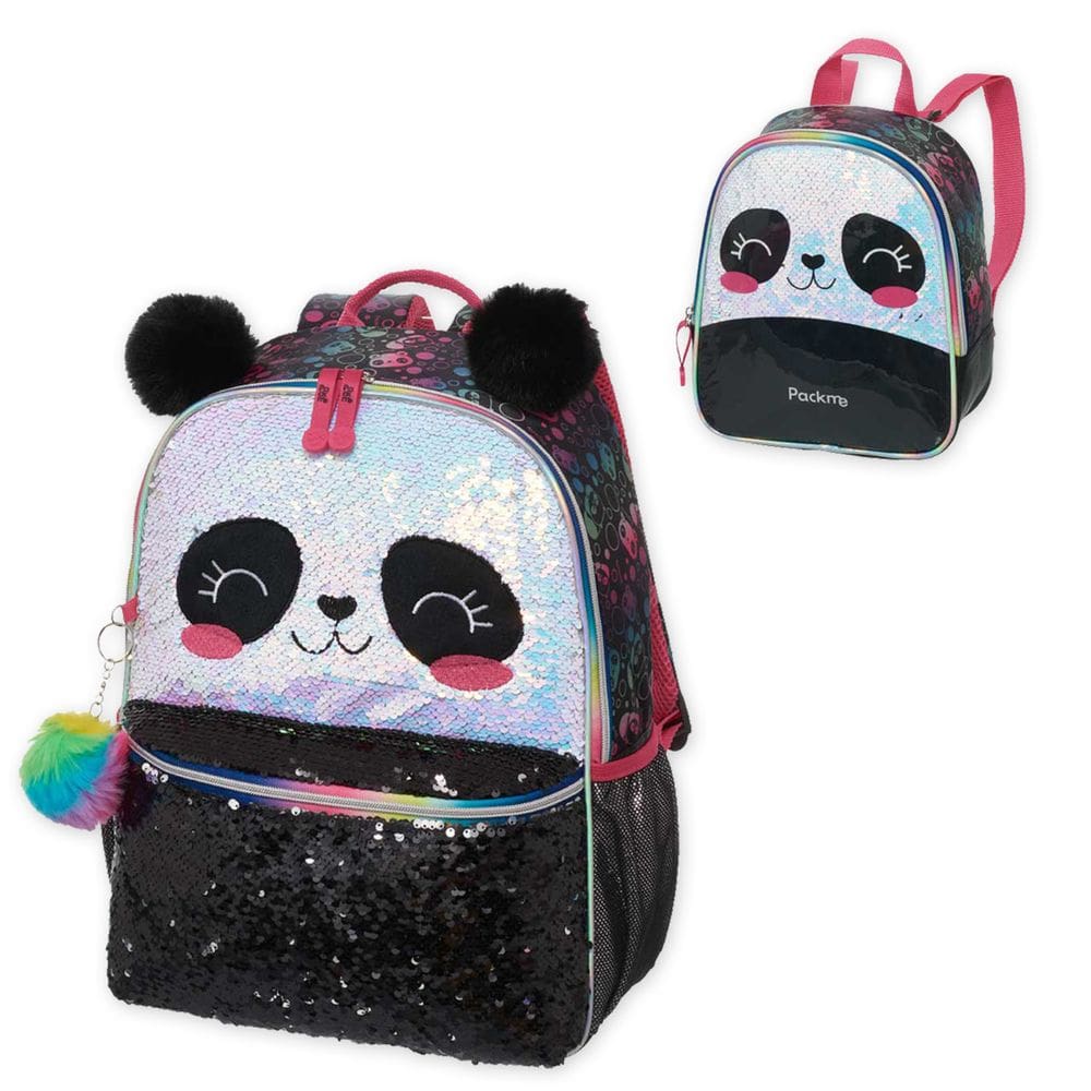 Kit Mochila e Estojo Escolar Infantil Coleção Pack Me Pacific