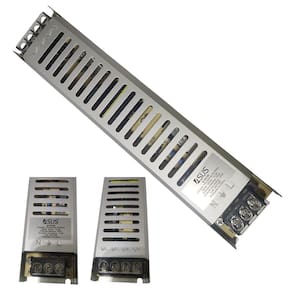 Fonte Chaveada Slim Driver 12V 12,5A Fita de Led Perfil Lustre Camera CFTV Circuito Interno Dispositivo Eletronico Iluminaçao Multiuso Versatil