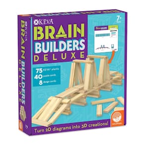 Brinquedo de construção MindWare Keva Brain Builders Deluxe com mais de 7 anos