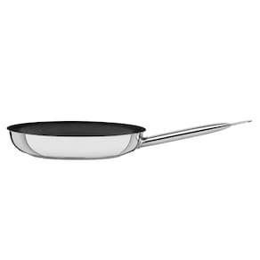 Frigideira Rasa Profissional Tramontina em Aço Inox com Fundo Triplo Antiaderente 26 cm 2,2 Litros