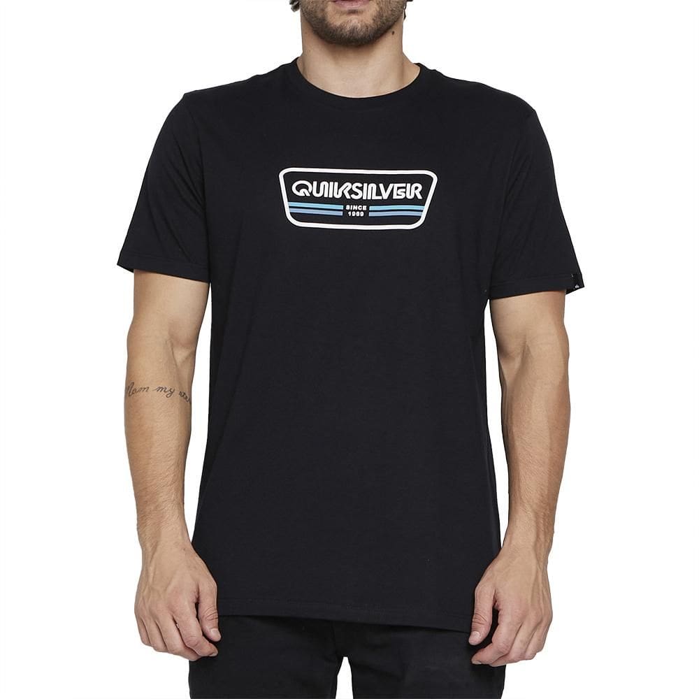 Camiseta Quiksilver Range Life Front SM25 Masculina Preto