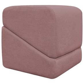Puff Decorativo Para Sala Sense Persa Azaleia Bouclé