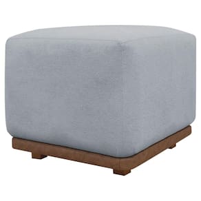 Puff Decorativo Para Sala Dalilla Persa Concreto Bouclé