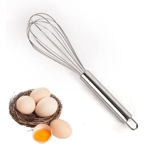 Fuê Batedor De Claras Ovos Bolo Aço Inox Grande 28,5cm
