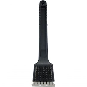 Escova De Aço Para Limpar Grelha Churrasco Churrasqueira Com Raspador