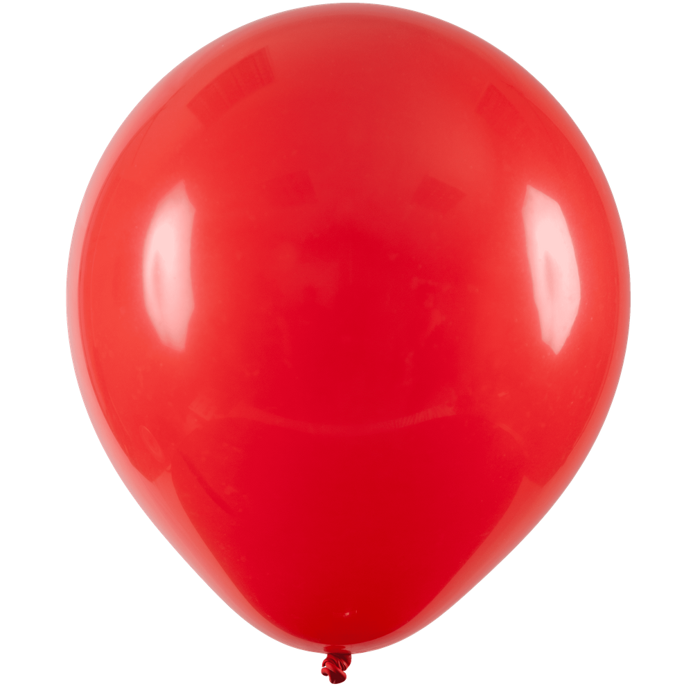 BALÃO LISO - ART-LATEX Nº 16 - VERMELHO - Pacote com 12 unidades