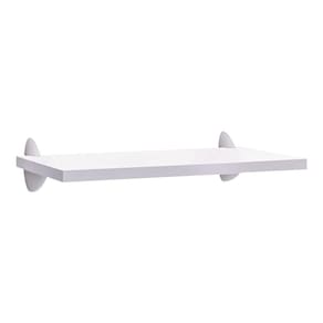 Prateleira Branca 18 Mm 20 X 100 Cm Com Suporte Bico Tucano - Fp