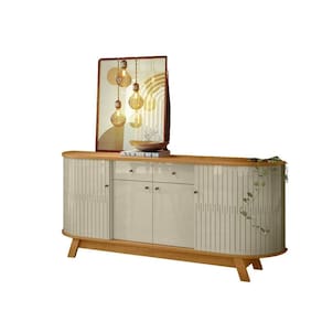 Buffet Aparador 4 Portas 2 Gavetas 183x81cm Mônaco Madetec Cumaru Opala
