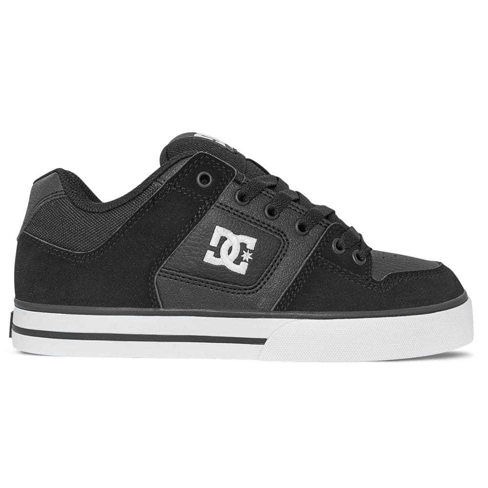 Tênis DC Unissex Couro Pure IMP | Black White