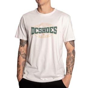 Camiseta DC Shoes Standout SM25 Masculina Off White