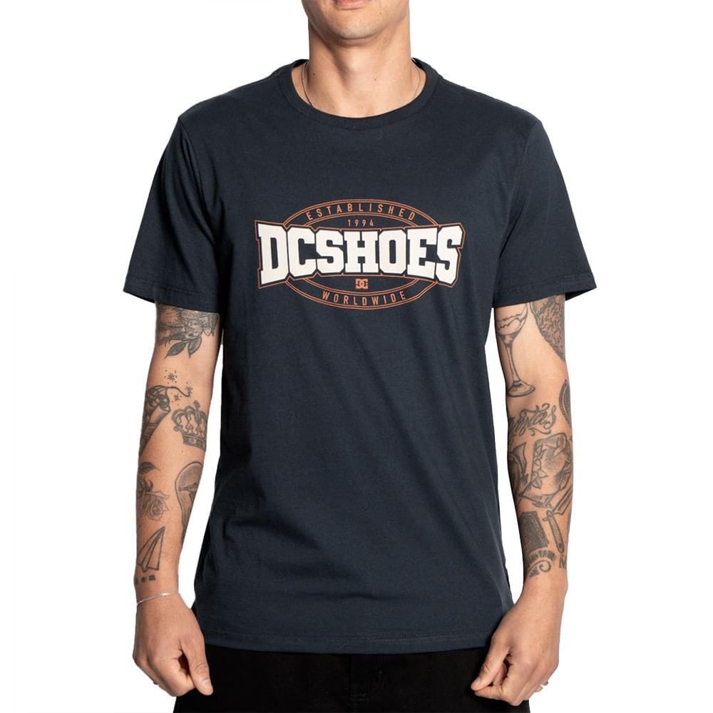 Camiseta DC Shoes Standout SM25 Masculina Marinho