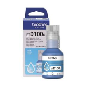 Refil de Tinta Brother BTD100C Ciano | DCPT230/DCPT430W/DCPT436W/DCPT530DW/DCPT730DW/DCPT830D