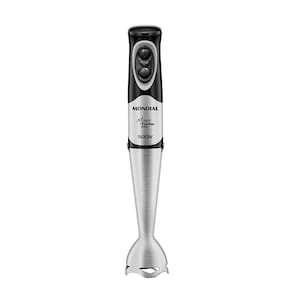 Mixer Turbo Inox Mondial Preto Inox 500W M-16-BI Mixer Turbo Inox Mondial