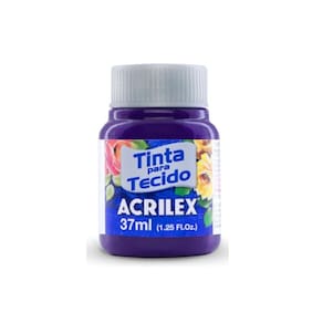 Tinta Para Tecido Fosca 37ml Violeta - Acrilex