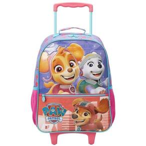 Mochila com Rodas 40cm Escolar 16 Skye Patrulha Canina Xeryus 13430