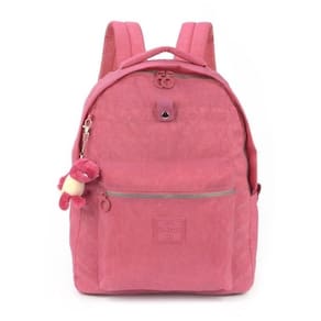 Mochila Notebook Crinkle Up4You Chaveiro Pelúcia Dino Vinho