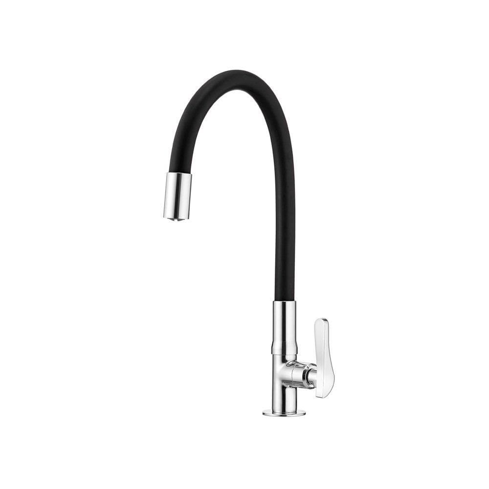 Torneira Para Cozinha Lorenzetti | Bica Flexível de Mesa 1177 B27 Preto