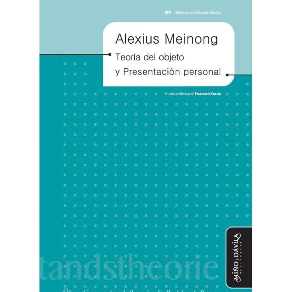 Teoría del objeto y Presentación personal - Espanhol