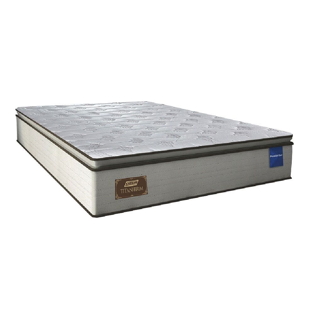 Colchão Casal Titan com Molas PowerBlue 138x188x27cm Gazin