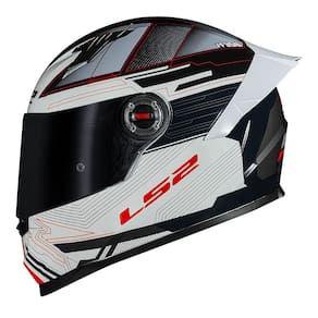 Capacete LS2 FF358 Classic S Digital Preto e Branco