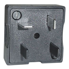 Plug Telefone Pino Macho Padrao 2t- Pl Preto