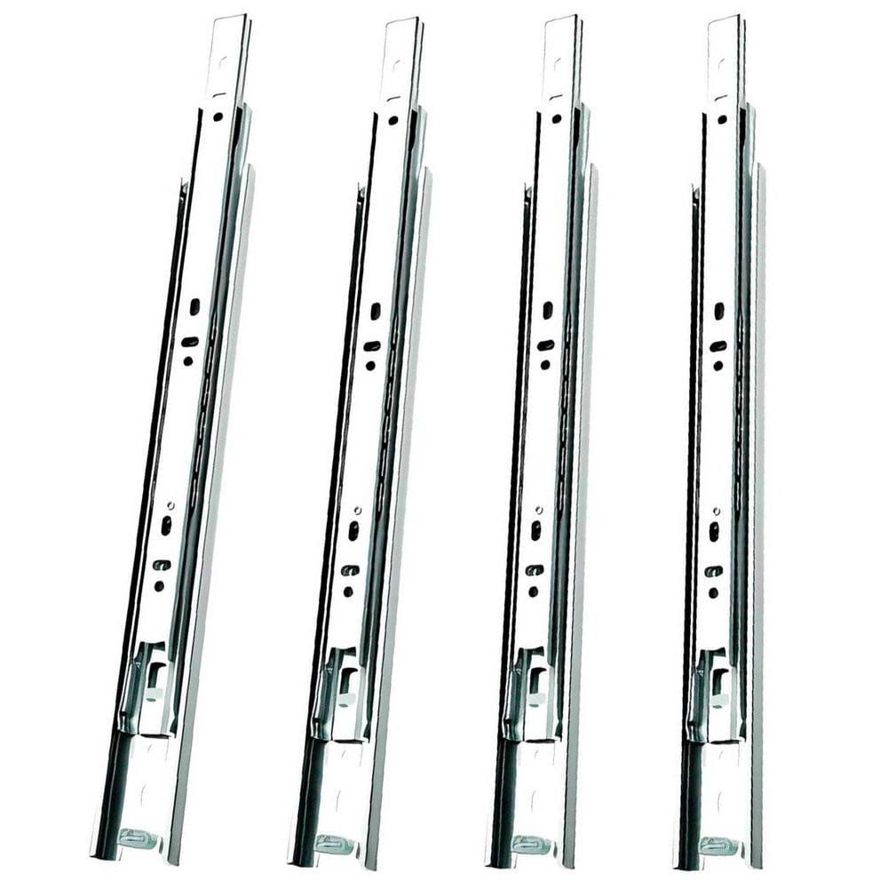 Kit 4 Corrediça Telescópica Trilho S-42 300mm Larga Soprano
