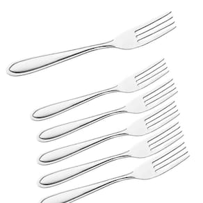 Jogo Garfo De Mesa Inox 12 Peças Restaurante Pizzaria Casa