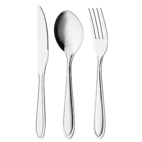 Jogo Garfo Faca Colher Mesa Inox 18 Peças Restaurante Casa