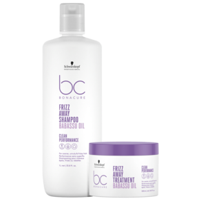 Kit Schwarzkopf Professional BC Bonacure Clean Performance Frizz Away Duo Treatment Super (2 Produtos)
