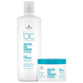 Kit Schwarzkopf Professional BC Bonacure Clean Performance Moisture Kick Duo Treatment Super (2 Produtos)