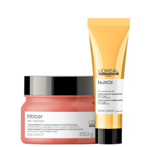 Kit L`Oréal Professionnel Serie Expert Inforcer NutriOil Duo Care (2 Produtos)