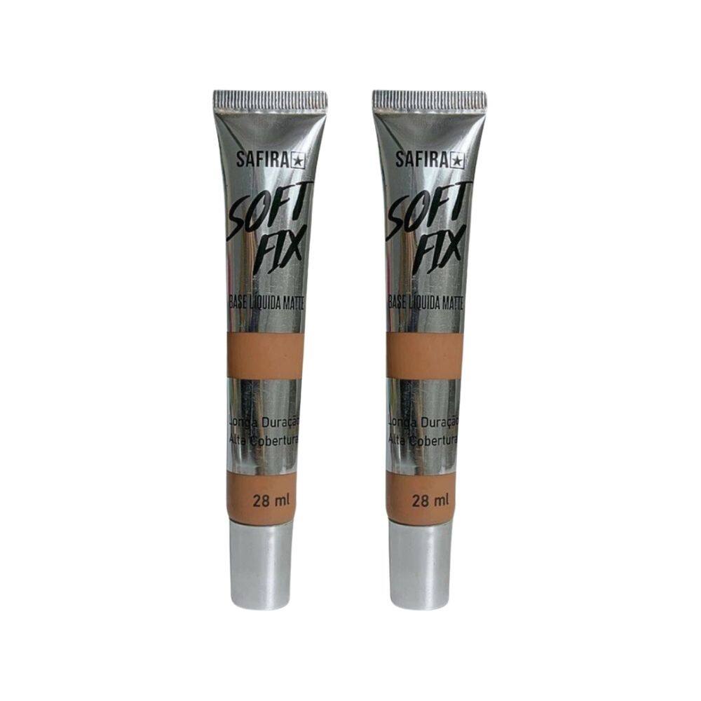 Base Safira Liquida Matte N 06 BS66463 - Kit C/ 2un