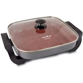 Panela Quadratt Britania Antiaderente 3.5L Luxx Red 1200W 127V