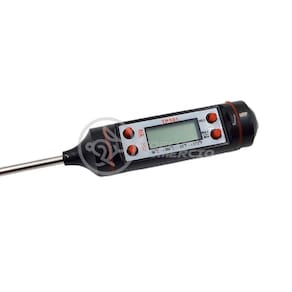 Termômetro Culinário Cozinha Digital Com Espeto Alimentos E Líquidos Mede -50ºc A +300ºc