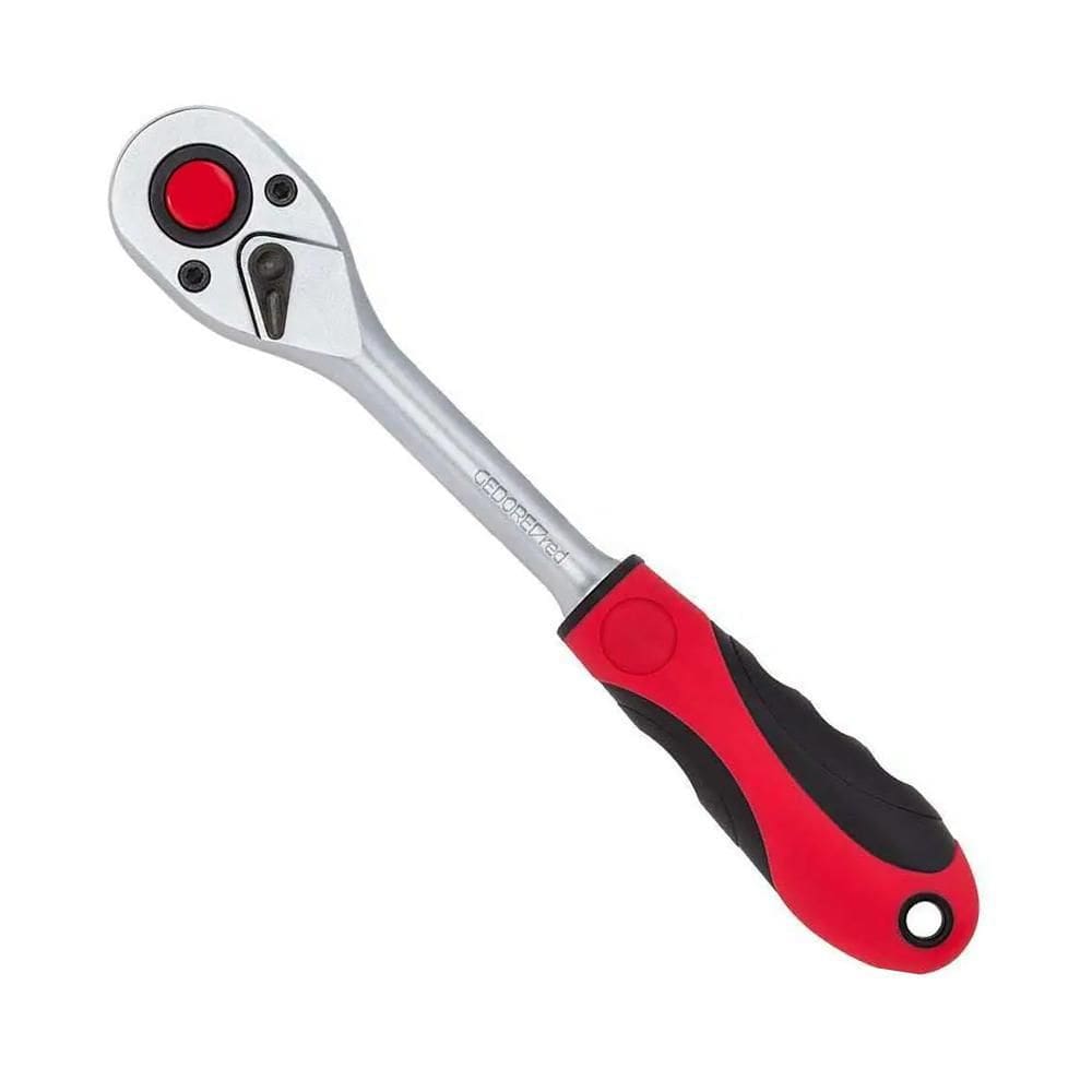 Chave Catraca Reversível 1/4 Pol 150Mm Cabo Emborrachado