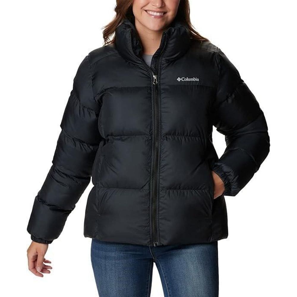 Jaqueta Columbia Puffect II Full Zip Preto Feminino