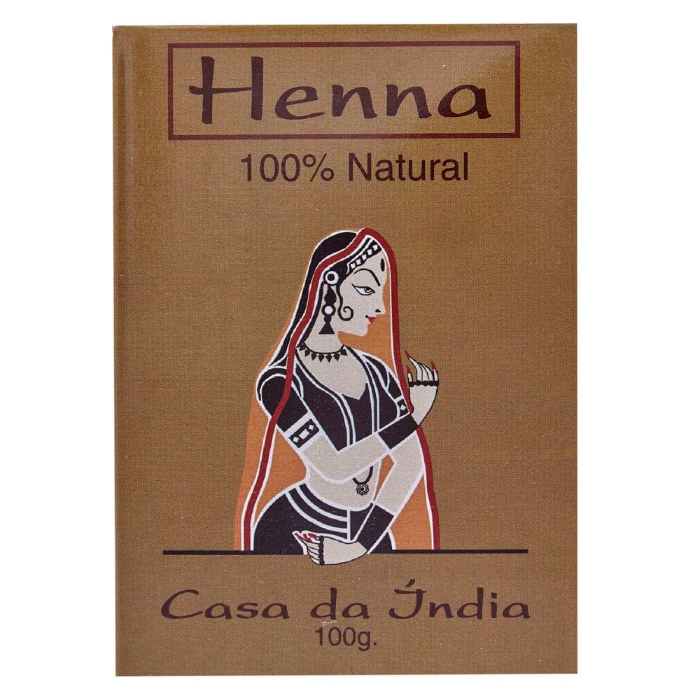 Henna Indiana Natural para Cabelo 100g