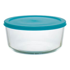 Pote de Vidro Borossilicato Refratário com Tampa Verde 472ml - Casambiente