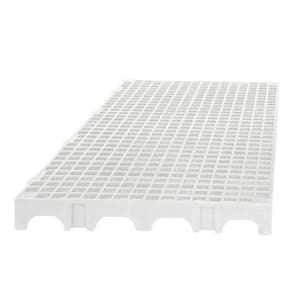 20 Palete Pallet Piso Estrado Plastico Reforçado Branco